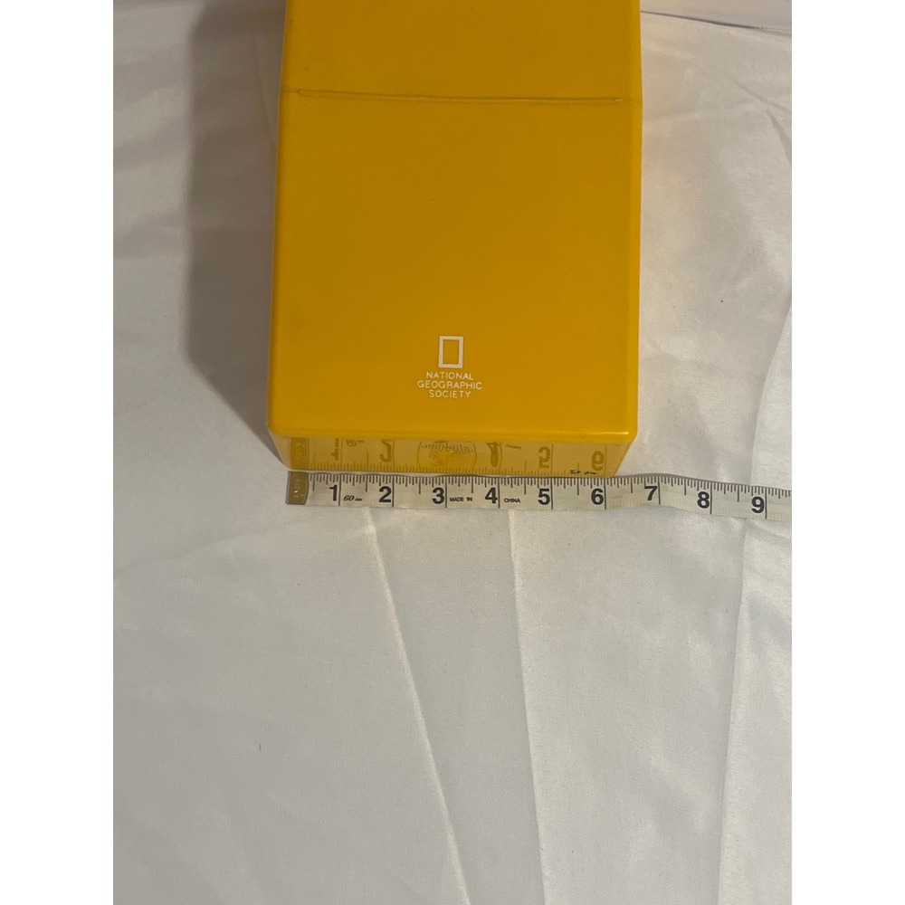 National Geographic Close-Up USA Vintage Map Set Yellow Plastic Case 1970s - Picture 9 of 9